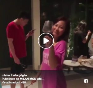 Yonghong Li griglia al barbecue, tifosi Milan lo sfottono: il video è virale
