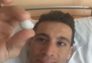 vincenzo Nibali video per i fan dopo operazione