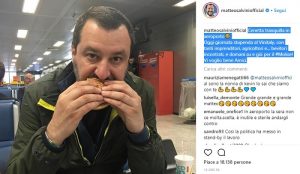 Matteo Salvini 10 al giorno. Espulsioni? No, post