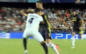 Cristiano Ronaldo, Bonucci: "L'espulsione? L'arbitro ha visto male" (foto Ansa)