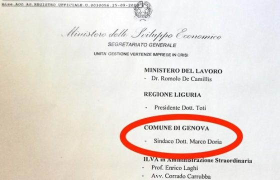 Ministero Di Maio convoca per Genova l'ex sindaco Doria anziché Bucci