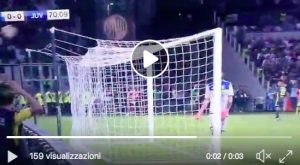 Mandzukic sbaglia gol, raccattapalle del Frosinone si dispera (VIDEO)