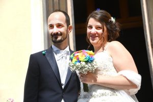 Ponte Morandi, Andrea Fortunato e Daniela Timoneri sposi