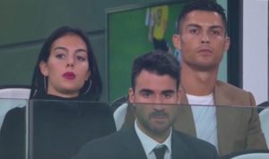 Cristiano Ronaldo e Georgina allo Stadium per Juventus-Young Boys