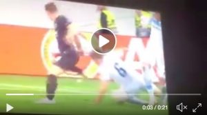 Parolo video gol Eintracht-Lazio, azione viziata dalla mano di Leiva