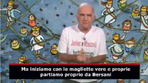 Gene Gnocchi, nella sua copertina dello show a "Dimartedì" ironizza su Bersani che ride il VIDEO (LA7 )