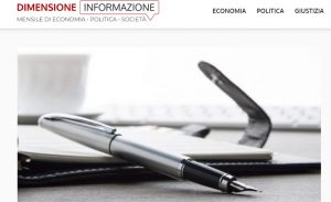 Dimensione Informazione, il nuovo mensile di economia e politica diretto da Roberto Serrentino