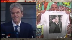 Gene Gnocchi e le magliette ironiche su Gentiloni: dal "Gentiloni Forever"al "topo PD"IL VIDEO (video Vista)