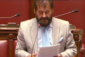 Eugenio Sangregorio, deputato Usei: "A parlare in Parlamento mi veniva da piangere"