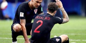 Sime Vrsaljko infortunio durante Inghilterra-Croazia, tegola per l'Inter