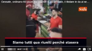Gessate, ordinano 60 pizze ma poi non si presentano, il titolare decide di darle ai senzatetto VIDEO