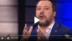 Matteo Salvini: "Con quota 100 giornalisti più giovani". Floris: "Fossi stato in Rai sarebbe stata una minaccia"