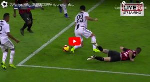 YouTube, Juventus-Milan (VIDEO): Emre Can su Conti, rigore non concesso da arbitro Banti