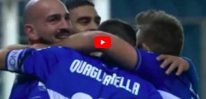 YouTube, Sampdoria-Udinese 4-0: Quagliarella Linetty Gabbiadini video gol 