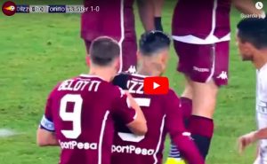 YouTube Torino-Inter 1-0 highlights video gol Izzo 