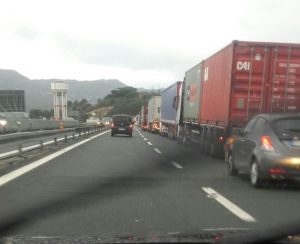Autostrada A7: incidente tra 6 tir tra Busalla e Ronco Scrivia