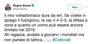 Quelli che il calcio, Collovati attaccato da Regina Baresi e Carolina Morace per frasi su donne e tattica