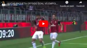 Milan-Empoli, var annulla gol Paqueta ma la sua esultanza è virale