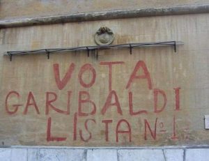 "Vota Garibaldi", il Comune di Roma cancella storica scritta alla Garbatella5