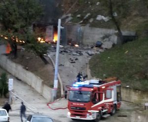 Esplosione in deposito fuochi artificio a Gesualdo: un morto