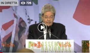 Paolo Gentiloni presidente del Pd: il suo primo discorso VIDEO