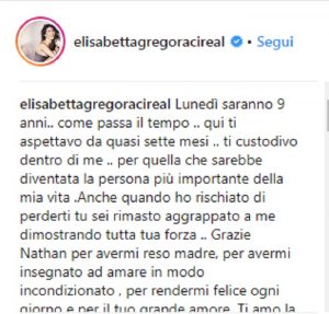 Elisabetta Gregoraci: auguri di compleanno al figlio Nathan su Instagram