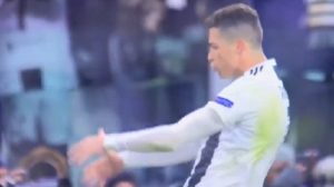 YOUTUBE Juventus-Atletico Madrid, Cristiano Ronaldo risponde a Simeone e esulta così