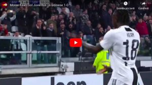 YouTube, Juventus-Udinese 4-1: highlights Kean video gol