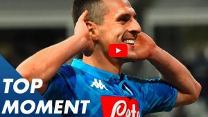 YouTube Salisburgo-Napoli 3-1 highlights video gol Milik 