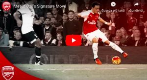 “The Ozil chop”, il tocco magico del calciatore dell'Arsenal