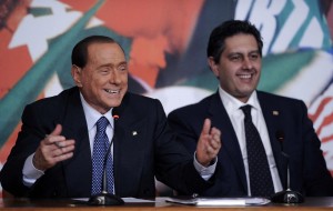 Silvio Berlusconi e Giovanni Toti (Lapresse)