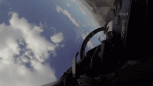 Jet Typhoon, il video registrato durante il volo 