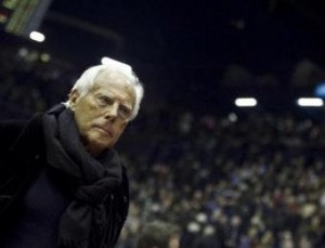 Giorgio Armani e il basket: "Olimpia Milano, voglio alzare quel trofeo..." (LaPresse)
