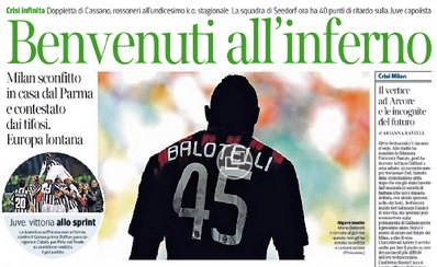 Sconcerti sul Corriere: "Seedorf sbaglia. Bruciata anche l'altra metà di Balotelli"