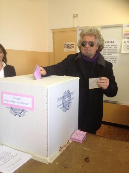 Beppe Grillo: "M5s vince alle europee se porta un parlamentare in più del Pd"