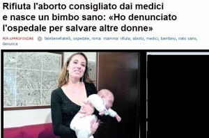 Maria Emanuela Scirè rifiutò aborto: "Denuncio i medici per salvare altre mamme"