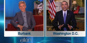 Obama ospite da Ellen DeGeneres: "Senza Michelle calzini sparsi per tutta casa"