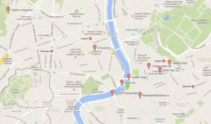 La mappa dei ristoranti sequestrati