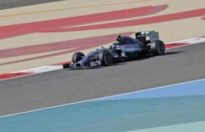 Dominio Mercedes nel Gp del Bahrain (foto LaPresse)