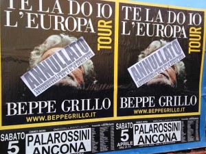 M5s, Beppe Grillo: "Boicottato mio spettacolo ad Ancona"