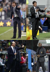 Tutti gli uomini del campionato: Conte, Garcia, Benitez e Seedorf (LaPresse)