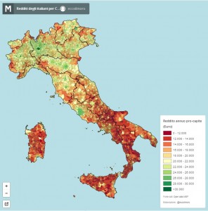 Mappa dei redditi: ecco dove vivono i più ricchi, in testa Roma e Milano