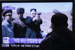 Kim Jong Un in un video sulla tv coreana