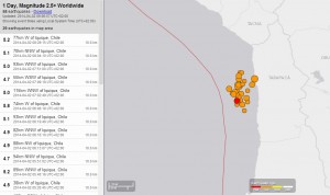 Terremoto Cile, 29 scosse in 7 ore: magnitudo da 4,5 a 8 e allerta tsunami