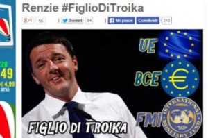 Beppe Grillo: "Renzi figlio di troika, con gli 80 euro prende in giro" 