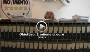 Beppe Grillo e il video sul blog