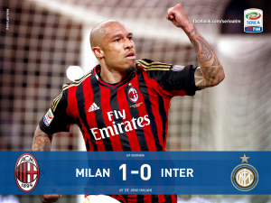 Milan-Inter 1-0, De Jong esulta dopo il gol decisivo (LaPresse)