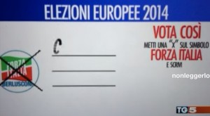Il Tg5 e le istruzioni per votare Forza Italia