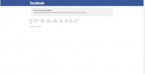 Facebook lancia gli aggiornamenti e gli account si bloccano