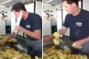 Taglia 140 limoni in 66 secondi: ecco "Fruit Ninja" nella vita reale